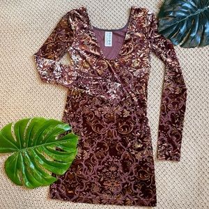 Free People velvet dress
